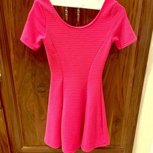 Bright pink sundress!